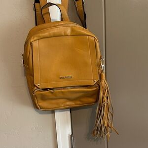 Steve Madden Tan Leather Backpack